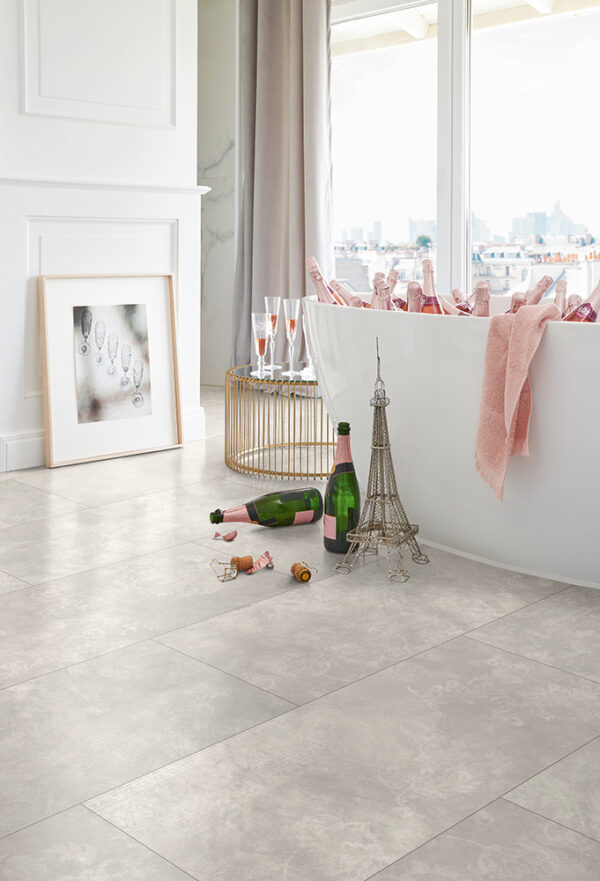 PARADOR Modular ONE Vaaleanharmaa Betoni Vinyylilattia - Image 3