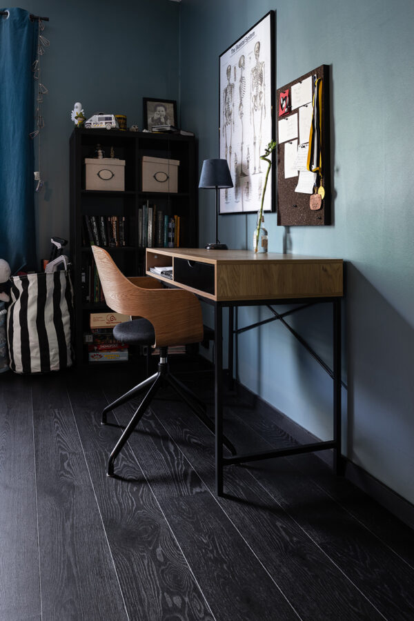 Novafloor PD 200 Tammi Rustic Black Wood 1-sauva öljyvahattu & harjattu parketti - Image 2