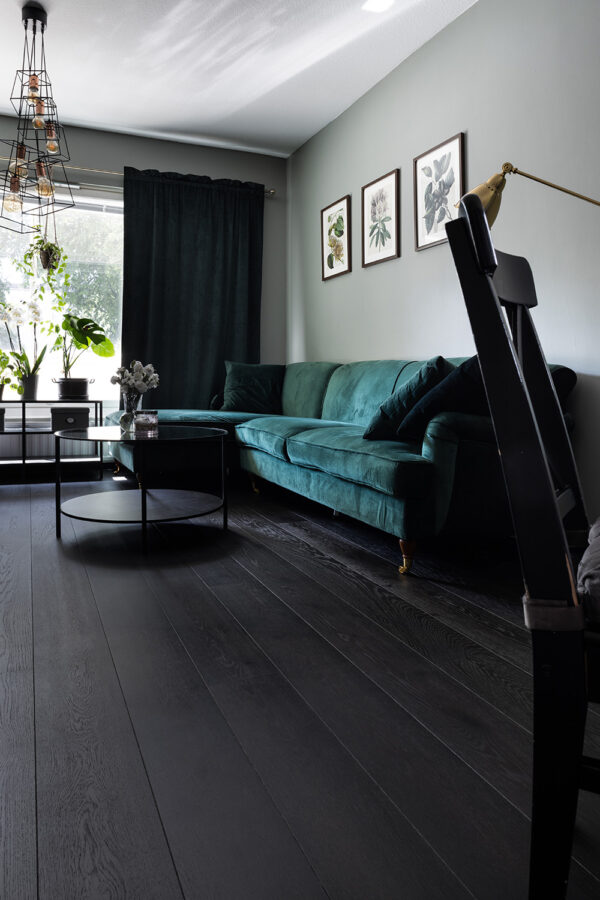Novafloor PD 200 Tammi Rustic Black Wood 1-sauva öljyvahattu & harjattu parketti - Image 7
