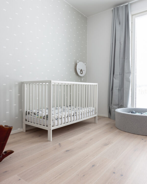 Novafloor PD 200 Tammi Rustic Polar White 1-sauva öljyvahattu & harjattu parketti - Image 7