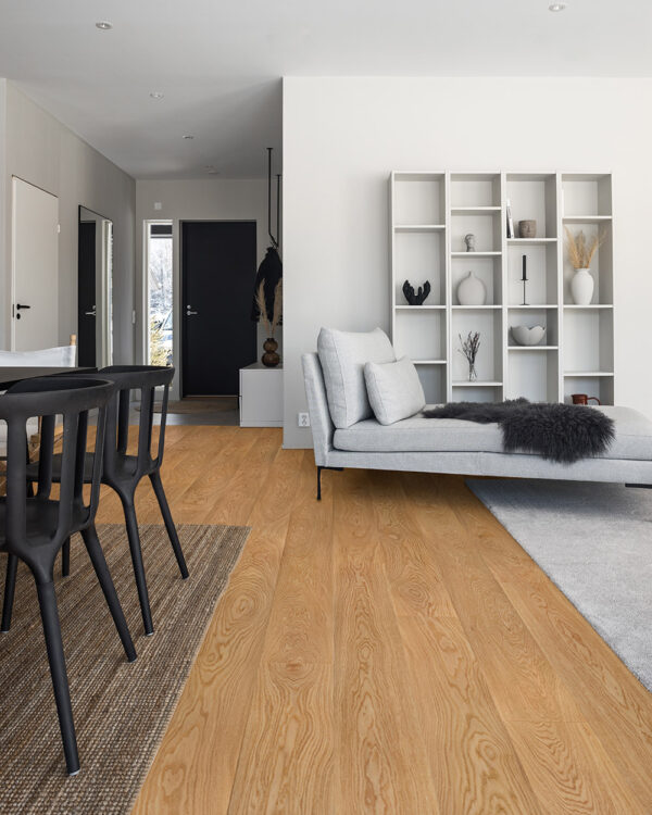 Novafloor 205 Tammi Natural Wood 1-sauva öljyvahattu & harjattu parketti - Image 2