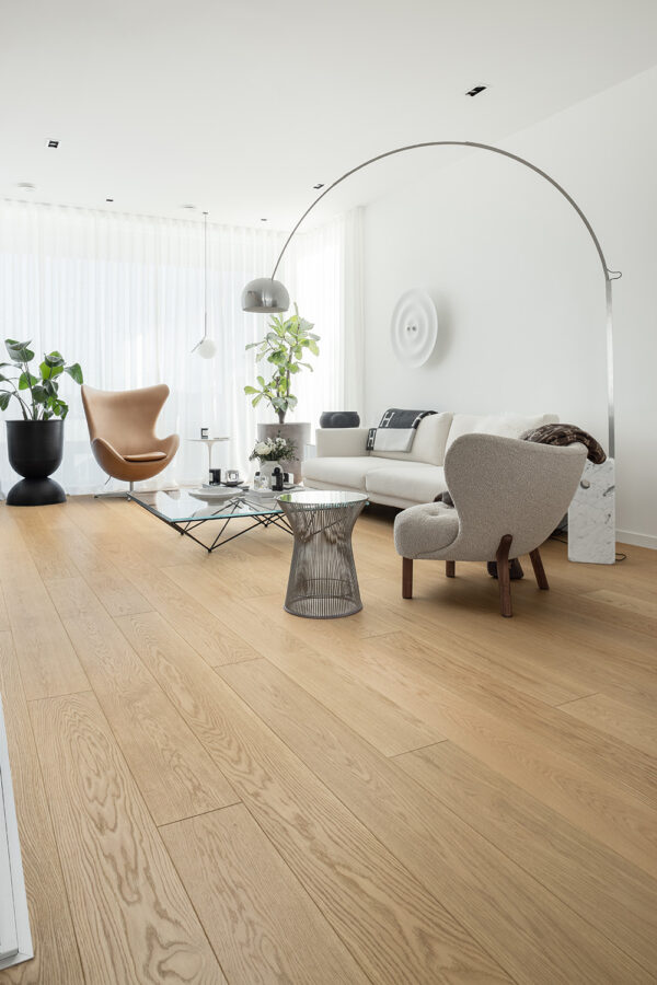 Novafloor 205 Tammi Pure Wood 1-sauva öljyvahattu & harjattu parketti - Image 5