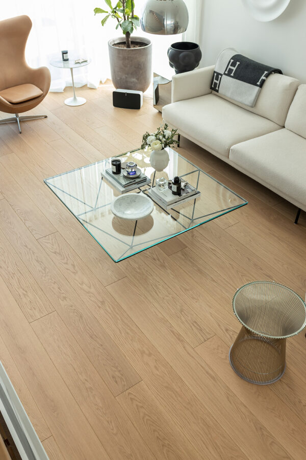 Novafloor 205 Tammi Pure Wood 1-sauva öljyvahattu & harjattu parketti - Image 8