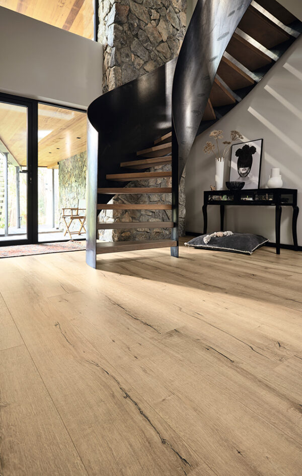 Meister Silent Touch Tammi Light Old Wood 1-sauva PVC-Vapaa Vinyylilattia - Image 3