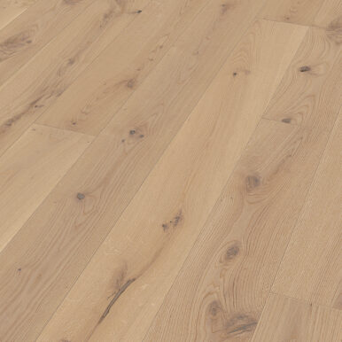 Meister PD 400 Ek Cream Authentic 1-stav mattlackad & borstad parkett