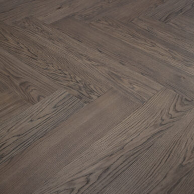 Trinity Harmony Ek Vintage Clay fiskbensmönstrad oljad och borstad parkett